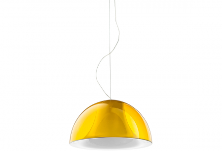 Lampi suspendate - Lampa suspendata cu abajur din policarbonat L002S/BA