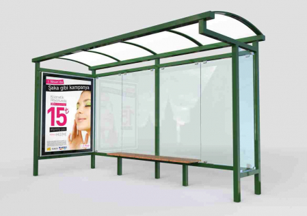 Statii de Autobuz - LATIN 2 Mobilier urban stradal Statii de autobuz din metal vopsit