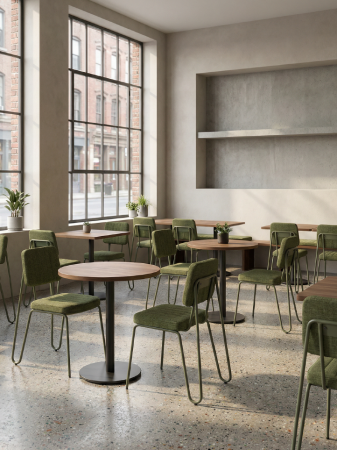 Scaun cu cadru metalic in stil industrial - LONA [3]