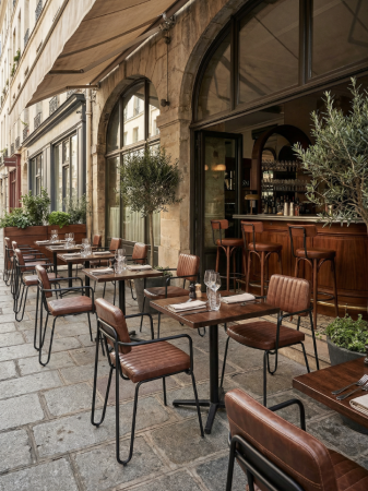 Scaun de restaurant in stil neo industrial - LONA CB [3]