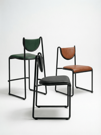 Scaun de restaurant in stil mid-century - LUNA [4]