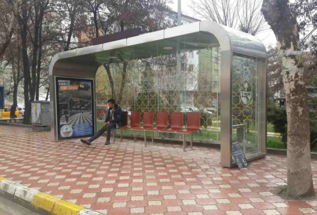 MANOLYA 01 Mobilier urban stradal Statii de autobuz din otel inoxidabil [1]