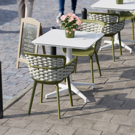 Masa cu blat din plastic pentru terasa / exterior - MOON [2]