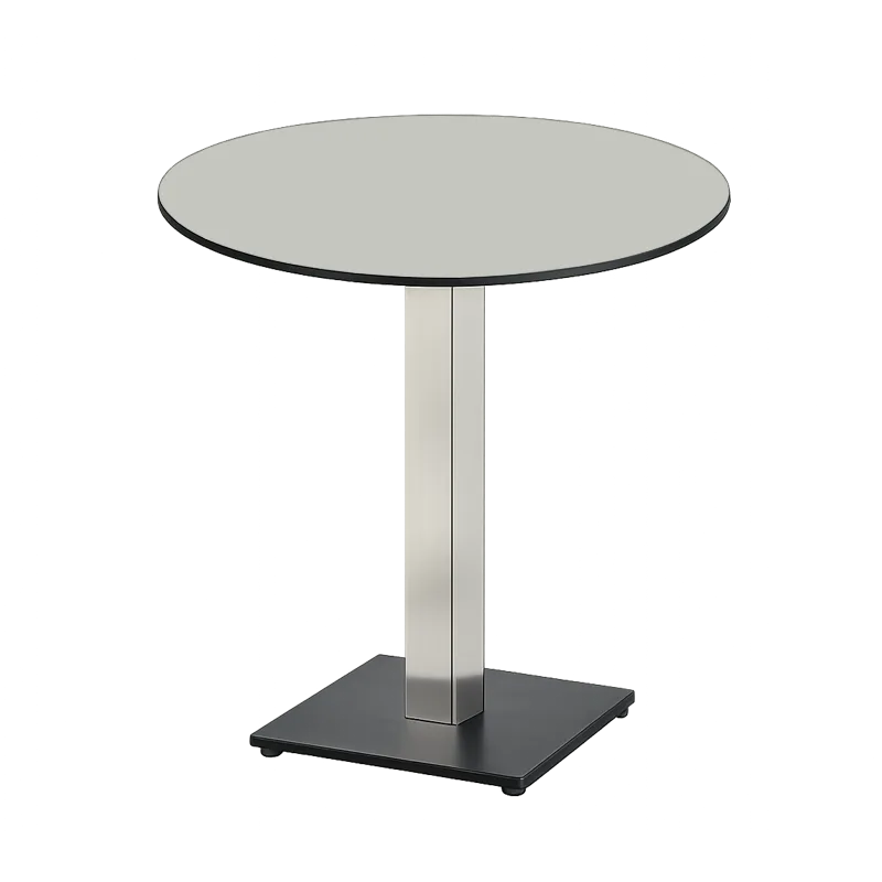 Blaturi din HPL Compact - Masa de cafenea in stil neo brutalist cu blat din HPL - PETER