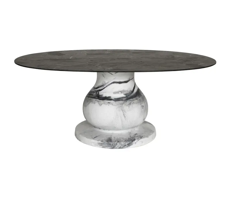 Mese restaurant - Masa de dining pentru exterior cu blat HPL - OTTOCENTO L