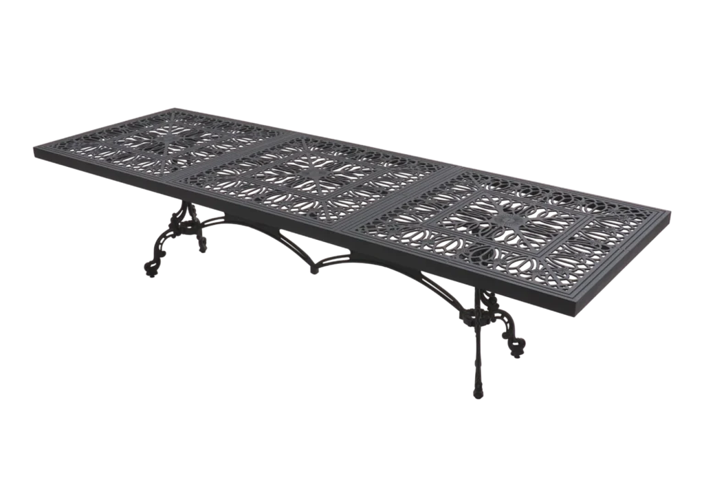 Mese din metal - Masa de terasa 300x100 cm in stil baroc pentru HoReCa - LX 355