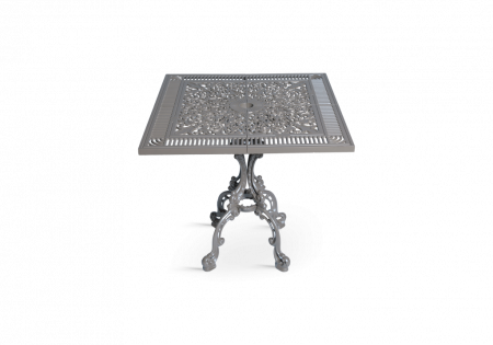 Mese din metal - Masa de terasa patrata pentru cafenea in stil baroc - CG 604