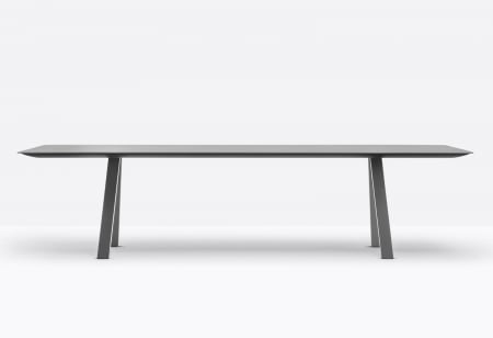 Masa fixa cadru aluminiu extrudat cu blat HPL compact ARKI_TABLE [8]