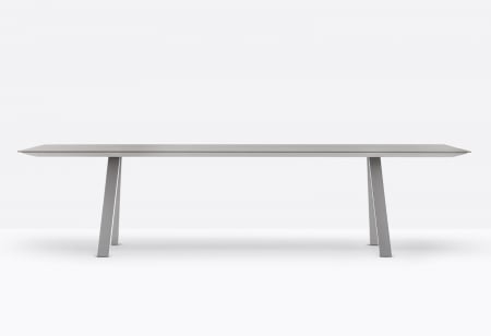 Masa fixa cadru aluminiu extrudat cu blat HPL compact ARKI_TABLE [9]