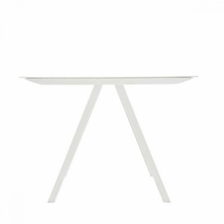 Masa fixa cadru aluminiu extrudat cu blat HPL compact cu management al cablurilor ARKI_TABLE [5]