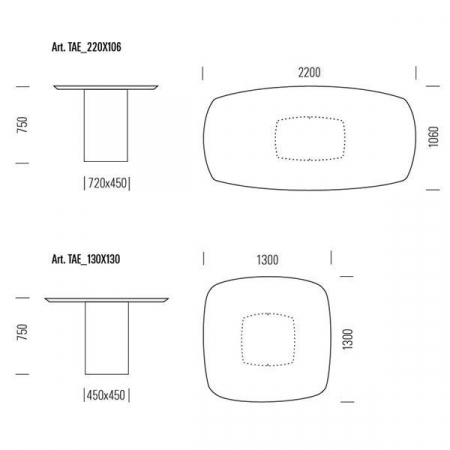Masa fixa cadru otel cu blat MDF AERO Alb [2]