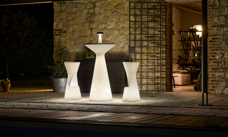 Masa inalta cu iluminare si design sculptural - FADE [1]