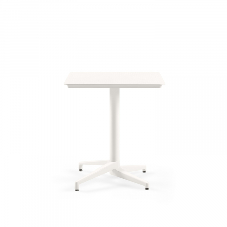 Mese fast food - Mese terasa fixe cu blat din plastic patrat 70 x 70 cm MOON
