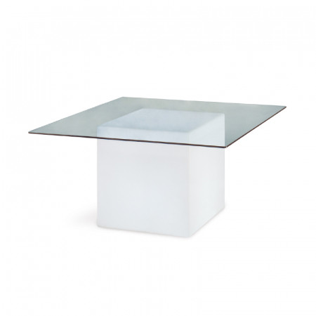 Mese din plastic - Masa de dining luminoasa pentru restaurant - SQUARE