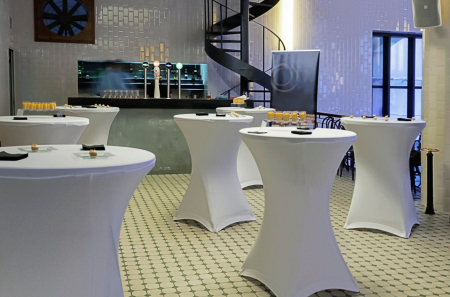 Mese inalte cocktail pliante / pliabile pentru evenimente si catering COCKTAIL [7]
