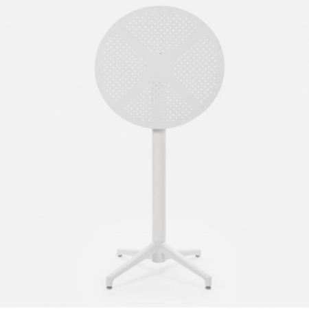 Mese inalte de bar cu blat rotund rabatabil din plastic MOON BAR [1]