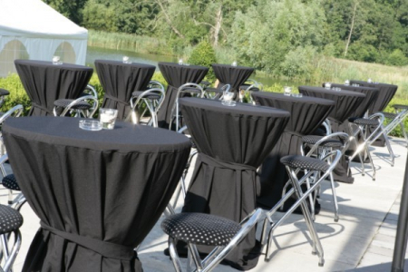 Mese inalte pentru evenimente si catering cocktail party pliante / pliabile rotunde FAVOURITE HIGH [2]