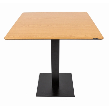 Mese din metal - Mese patrate 70 x 70 cm picior central DUBLIN OAK SMARTLINE