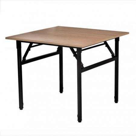 Birou office - Birou patrat pentru office cu blat din PAL si cadru metalic - MXT EC-HS