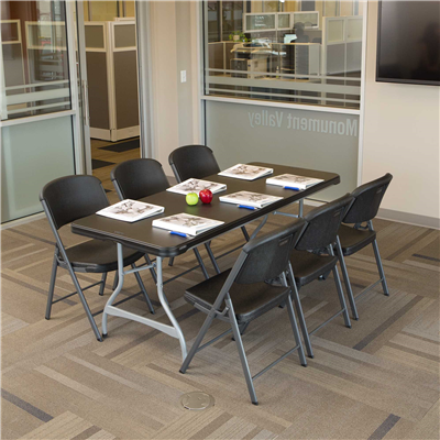 Mese pentru evenimente si catering pliante pliabile dreptunghiulare 183 x 76 cm MXT 80350 [6]