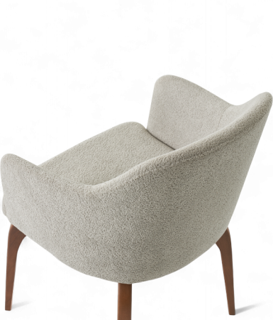 Scaun elegant tapitat la comanda pentru braserie - MILANO [3]