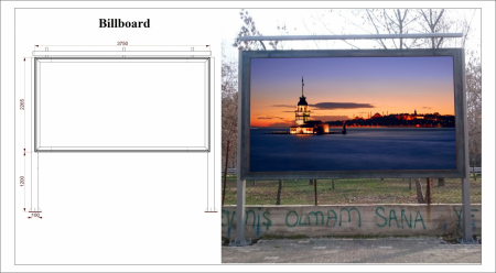 Panou PUBLICITAR - Panou PUBLICITAR tip BILLBOARD BM 2