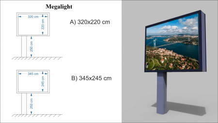 Panou PUBLICITAR - Panou PUBLICITAR tip MEGALIGHT BM 4