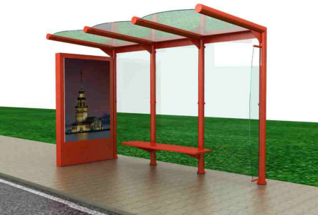 Statii de Autobuz - PAPATYA Mobilier urban stradal Statii de autobuz din metal vopsit