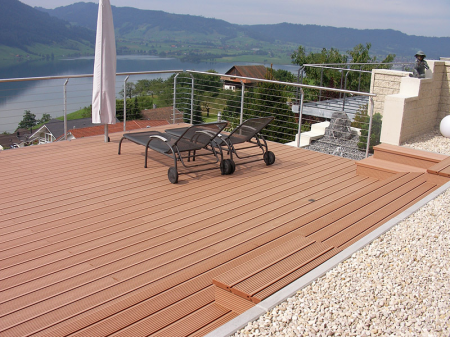 Pardoseli de terasa/outdoor WPC (Wood Plastic Composites) WERZALIT TERRAZA [16]