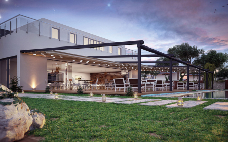 Pergole - Pergola dreapta profesionala pentru plaja / terasa Maxima