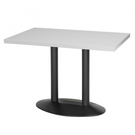 Picioare de masa din metal - Picioare (baze) de masa inalta coloana dubla metalica H110 OVALE 4504
