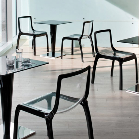 Picioare (baze) de masa inox cu plexiglas H71.5 KRYSTAL 4421 [1]