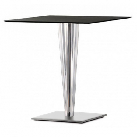 Baze de masa - Picioare (baze) de masa inox cu plexiglas H71.5 KRYSTAL 4421