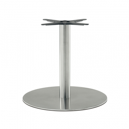 Picioare de masa din metal - Picioare (baze) de masa joasa metalica H500 INOX 4433