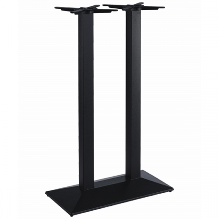 Picioare de masa din metal - Picioare (baze) de masa inalta metalica fonta dreptunghiulara H108 CARDIFF