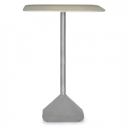 Picioare de masa din metal - Picior de masa inalta de bar cu baza din beton si coloana metalica H108 CONCRETE 855