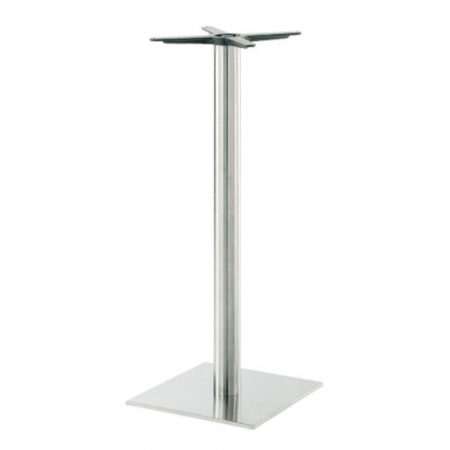 Baze de masa - Picioare (baze) de masa inalta metalica H110 INOX 4424