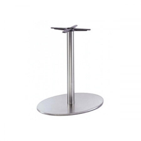 Picioare de masa din metal - Picioare (baze) de masa joasa metalica H40 INOX 4903