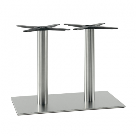 Baze de masa - Picioare (baze) de masa metalica h50 coloana dubla INOX 4463