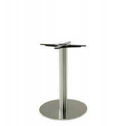 Picioare de masa din metal - Picioare (baze) de masa joasa metalica H50 INOX 4413
