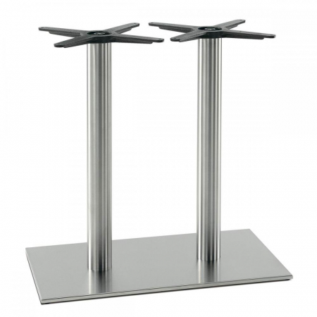 Baze de masa - Picioare (baze) de masa metalica h73 coloana dubla INOX 4460