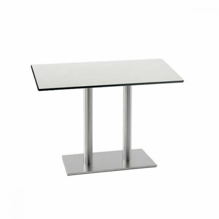 Picioare (baze) de masa metalica h73 coloana dubla INOX 4460 [1]