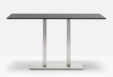 Picioare (baze) de masa metalica H73 coloana dubla INOX 4467 [1]