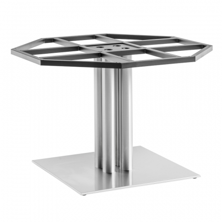 Baze de masa - Picioare (baze) de masa metalica h73 INOX 4499 AC REG