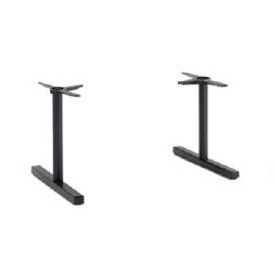 Picioare de masa din metal - Picioare (baze) de masa joasa metalice H50 coloana dubla BOLD 4757