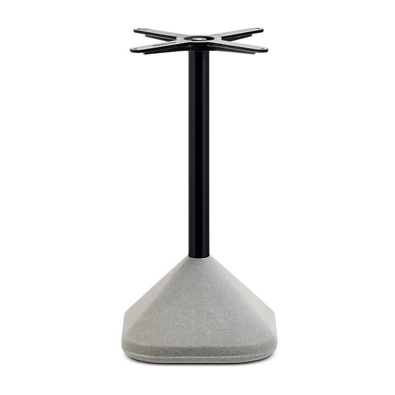 Picioare de masa din metal - Picior de masa cu baza din beton si coloana metalica H73 CONCRETE 855