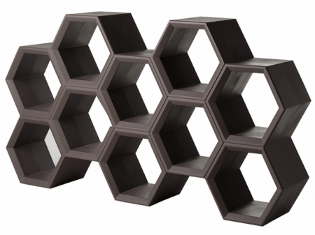 Vitrine spatii comerciale - Vitrina bar din plastic, modulara pentru evenimente - HEXA