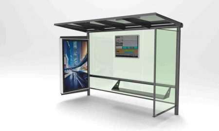 Statii de Autobuz - SARDUNYA Mobilier urban stradal Statii de autobuz din metal vopsit