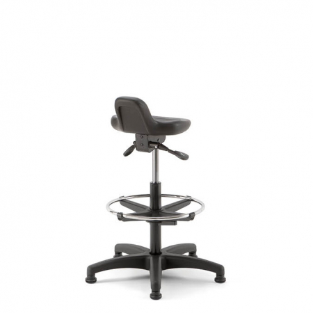 Scaun casierie receptie cu sezut din poliuretan si mecanism oscilant multi-block CONFORT PRO [1]