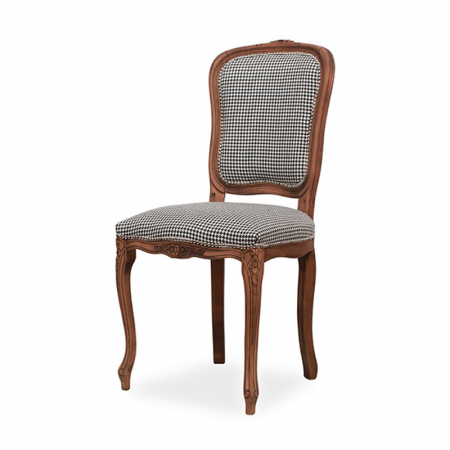 MOBILIER CATERING / EVENIMENTE - Scaun clasic cadru lemn sezut si spatar tapitat EVO_1625